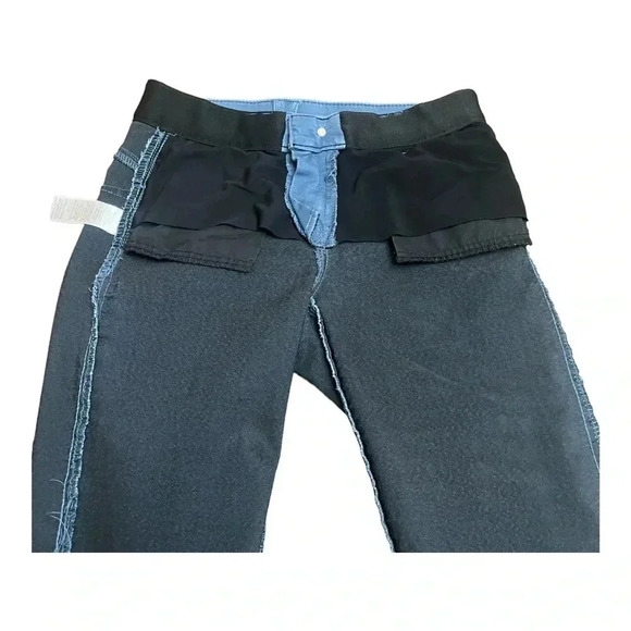 Democracy Blue Ab Technology Tummy Control Panel Mid Rise Ankle Pants Size 2 - Picture 7 of 14